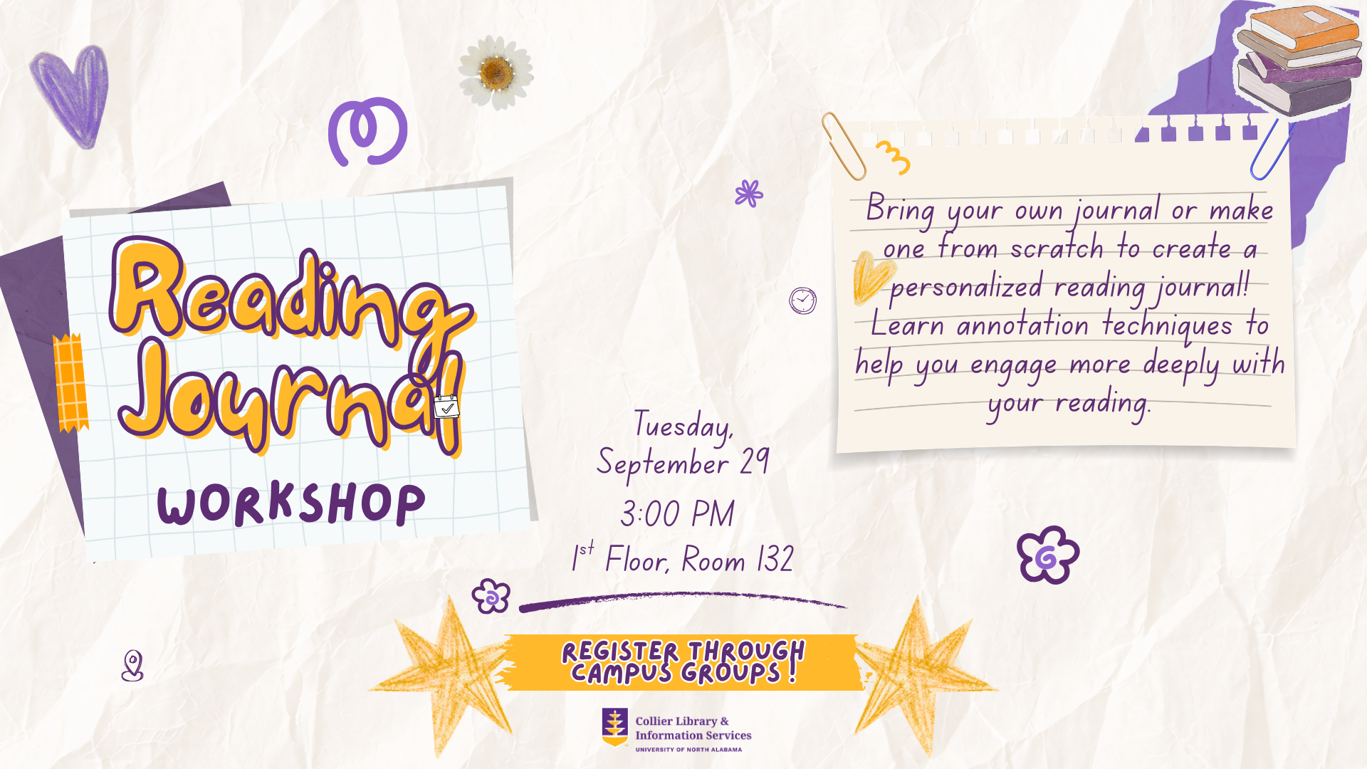 Reading Journals & Annotation Workshop