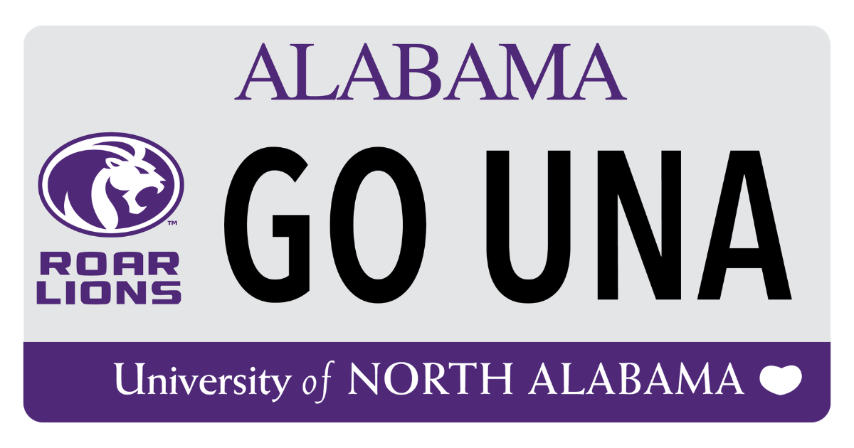 Specialty Car Tag - GO UNA!