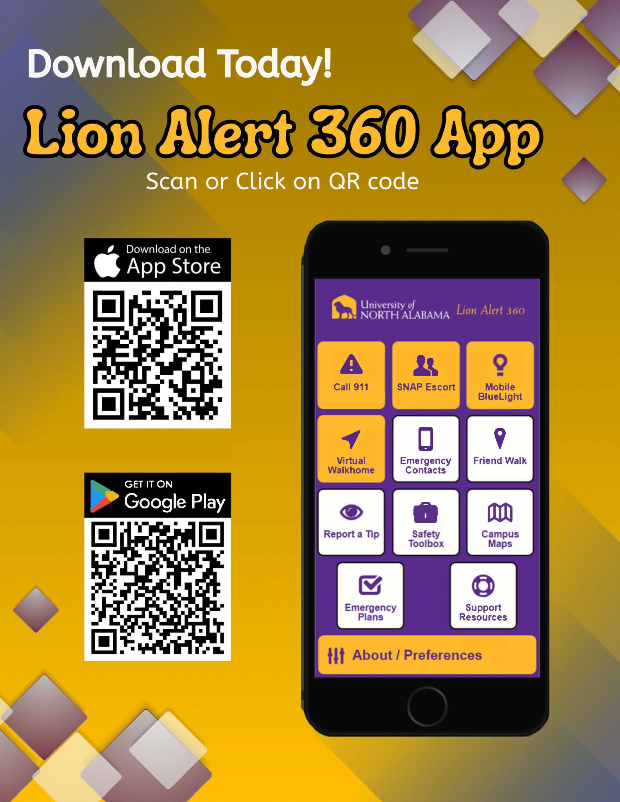 QR codes for App